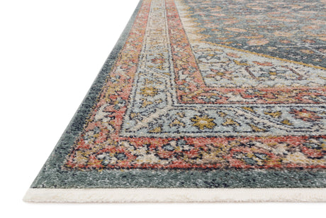 Graham Rug 01 | Blue / Persimmon