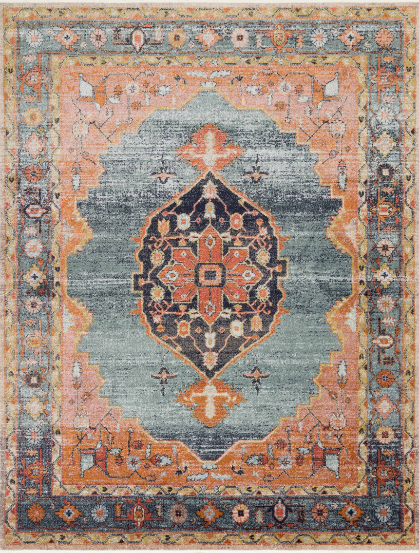 Graham Rug 02 | Blue / Sunrise