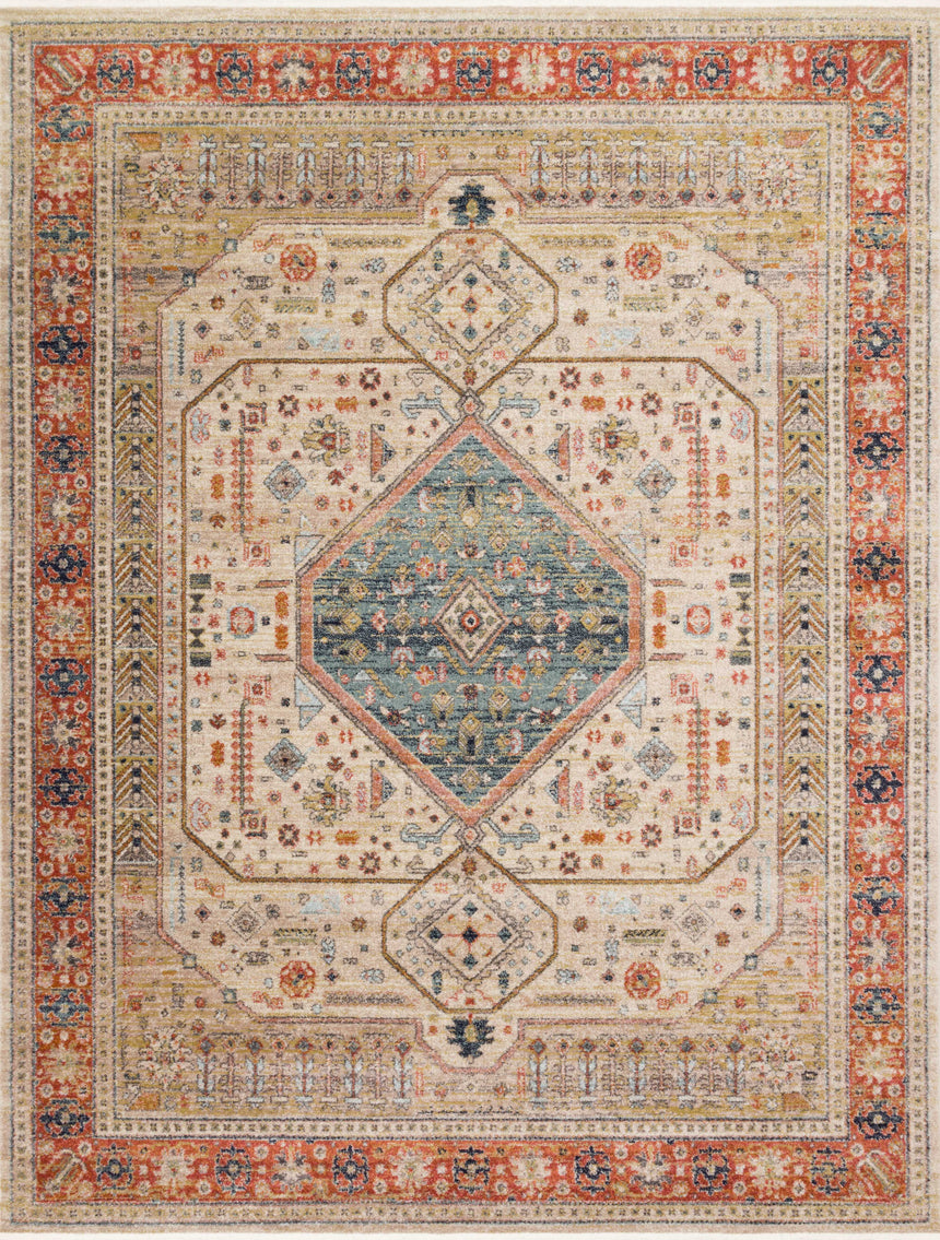 Graham Rug 03 | Persimmon / Ant.Ivory