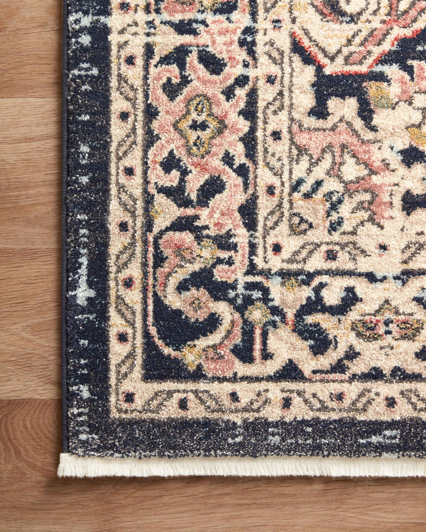 Graham Rug 06 | Coral / Navy