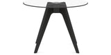 Canadel Downtown Round Dining Table with DQ Base in Small Size, side view