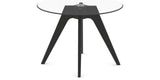 Canadel Downtown Round Dining Table with DQ Base in Small Size, view from above