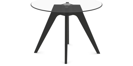 Canadel Downtown Round Dining Table with DQ Base in Small Size, view from above