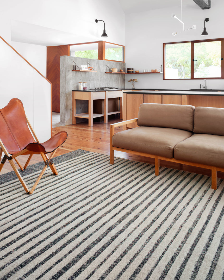 Hagen Rug 01 | White / Ocean