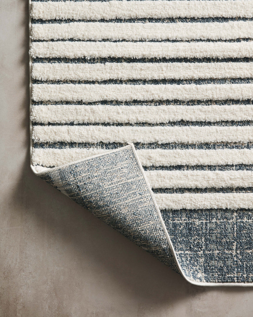 Hagen Rug 01 | White / Ocean