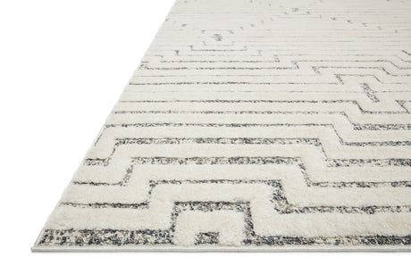 Hagen Rug 03 | White / Sky