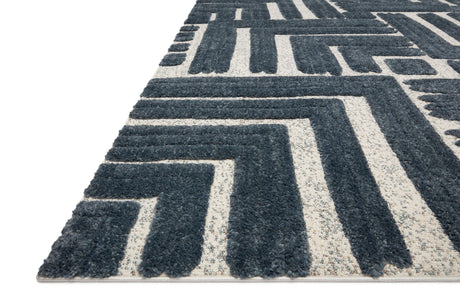 Hagen Rug 05 | Blue / White