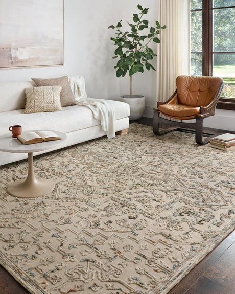 Halle Rug 01 | Grey / Ocean