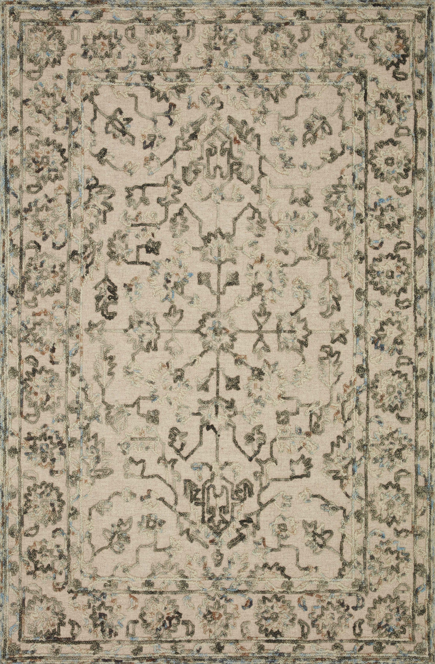 Halle Rug 05 | Grey / Sky