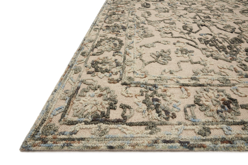 Halle Rug 05 | Grey / Sky