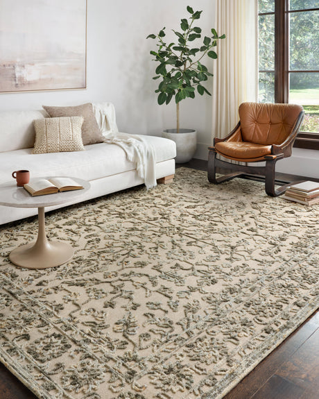 Halle Rug 05 | Grey / Sky