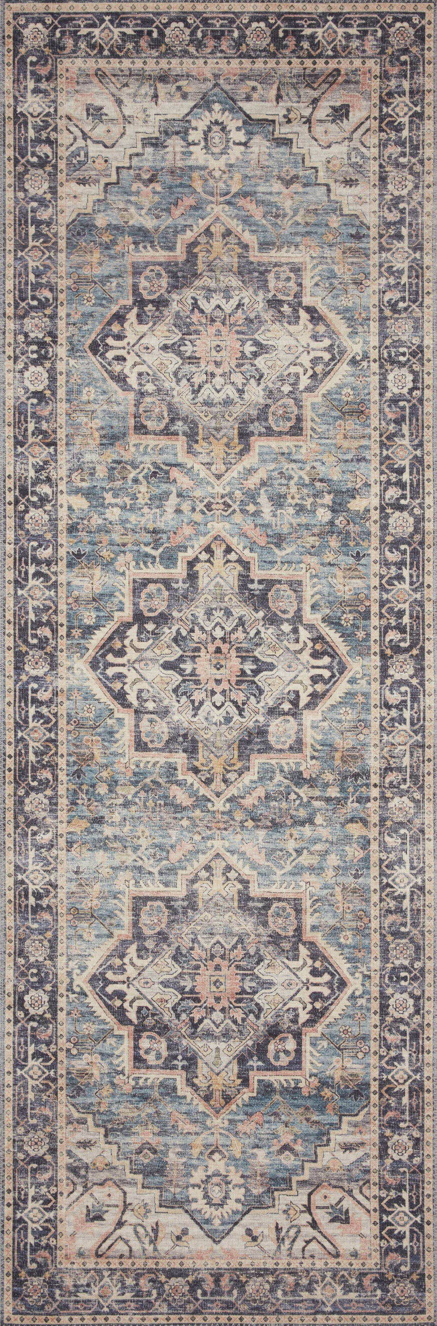 Hathaway Rug 01 | Navy / Multi