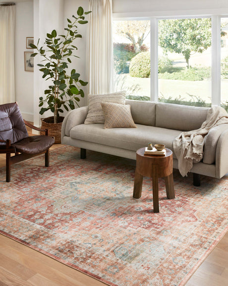 Heidi Rug 01 | Terracotta / Aqua