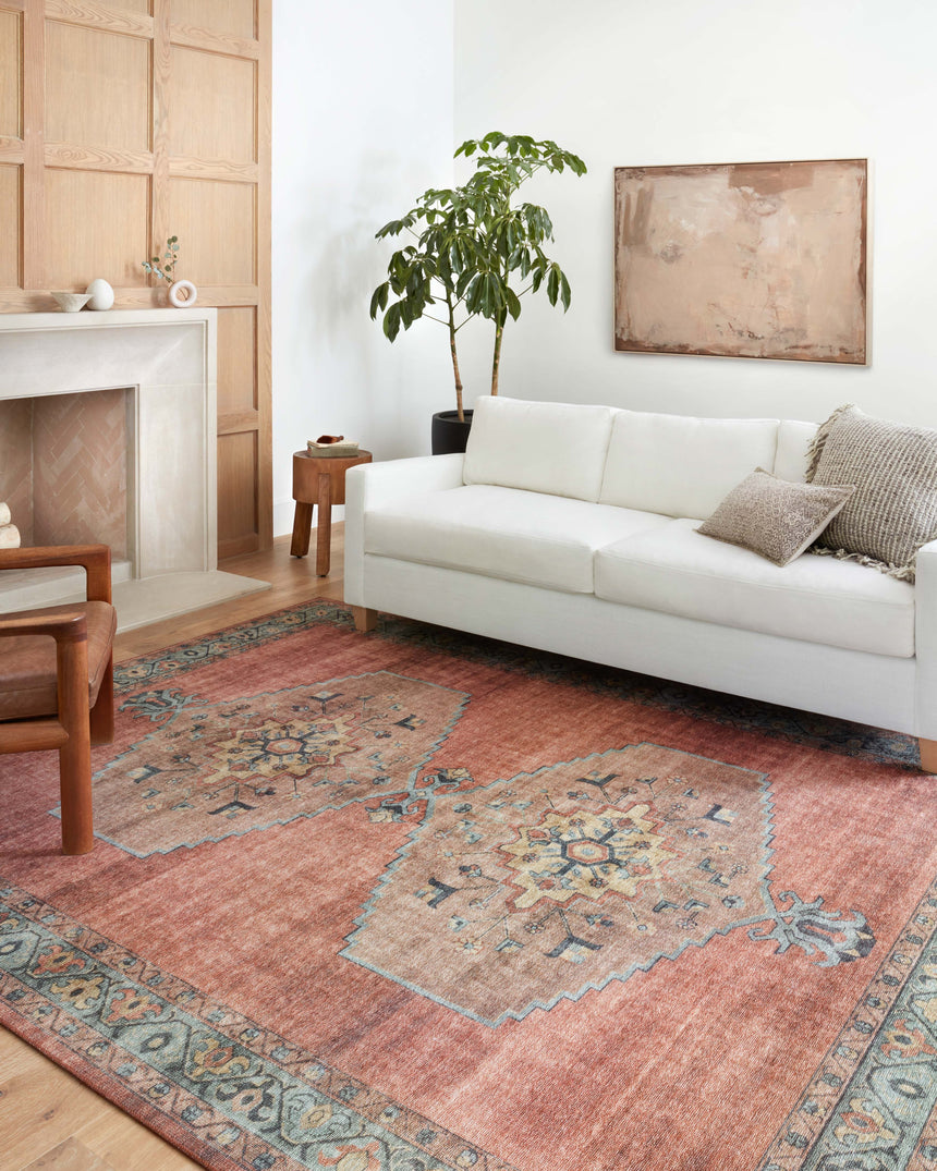Heidi Rug 05 | Spice / Aqua
