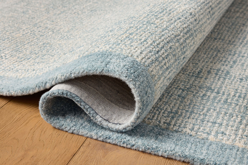 Henley Rug 01 | Ivory / Blue