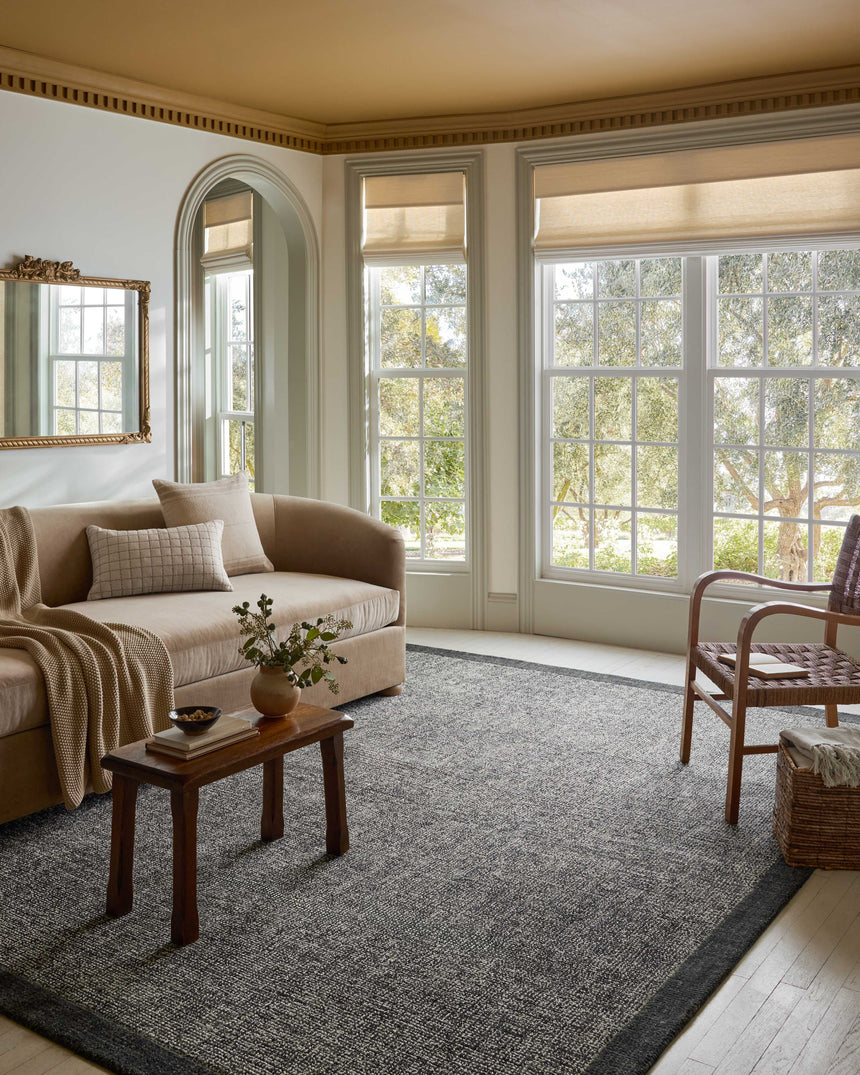 Henley Rug 01 | Ivory / Charcoal