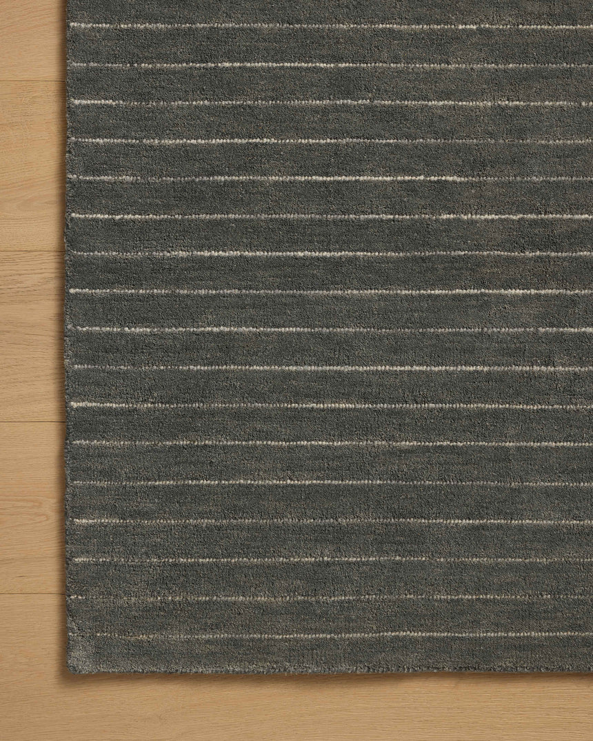 Henry Rug 01 | Charcoal / Ivory