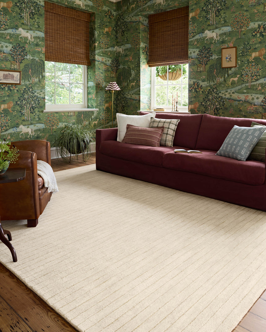 Henry Rug 01 | Ivory / Dove