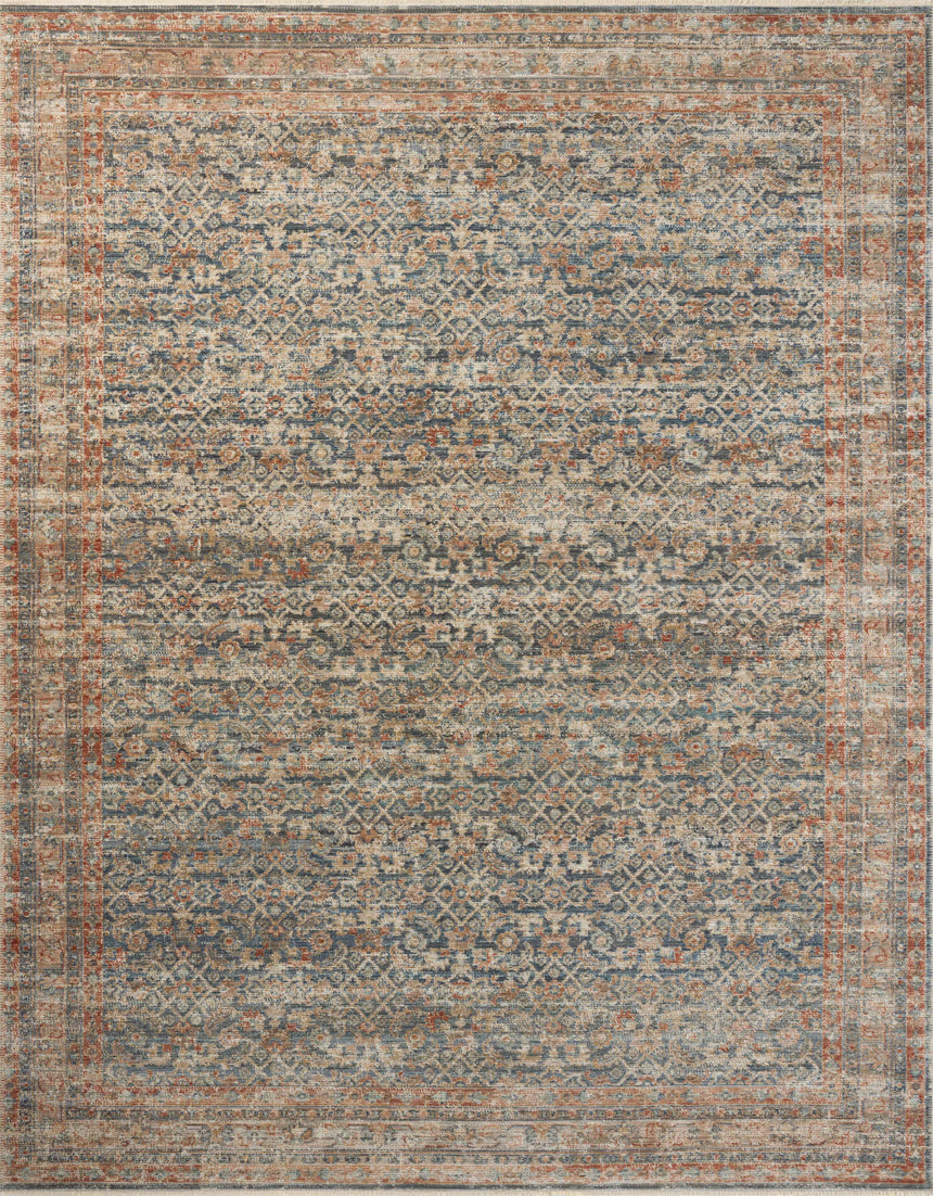 Heritage Rug 12 | Blue / Rust