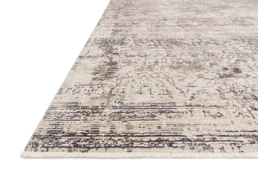Homage Rug 01 | Graphite / Beige