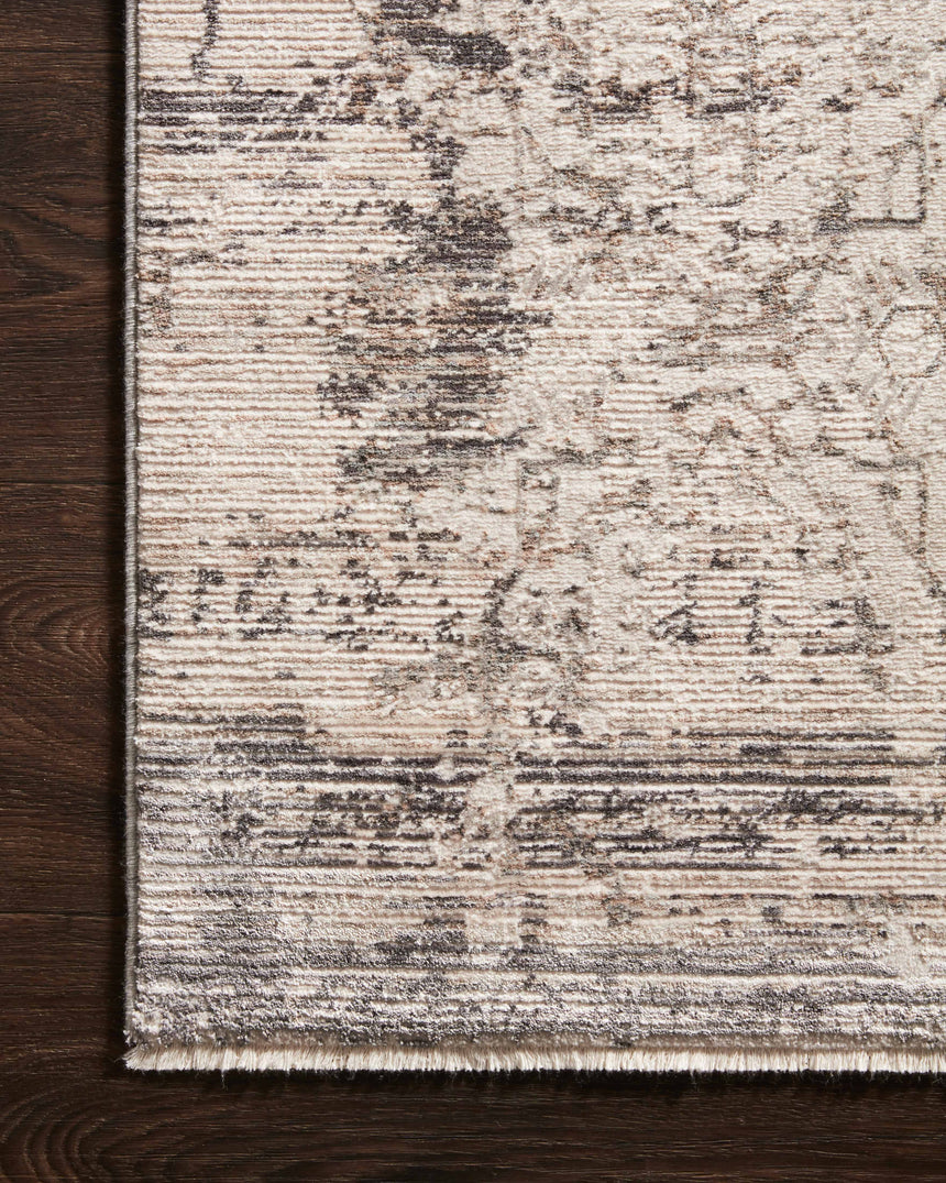 Homage Rug 01 | Graphite / Beige