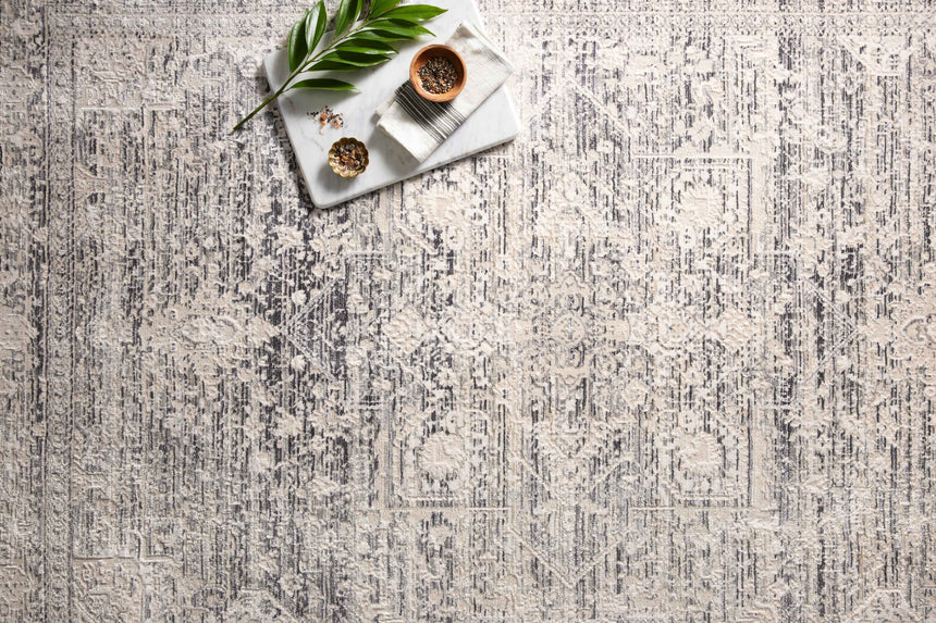 Homage Rug 04 | Ivory / Grey
