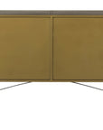 Sunburst Etched Aged Brass Iron with Gunmetal Iron | Sunburst Sideboard | Valley Ridge Furniture
