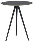 Rubbed Black Iron with Rustic Brass | Trula End Table | Valley Ridge Furniture