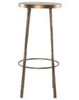 Antique Brass Iron with Hammered Aged Brass Iron (Bar Height) | Westwood Bar/Counter Stool | Valley Ridge Furniture