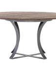 Tanner Brown Acacia with Dark Iron (60in Size) | Gage Dining Table | Valley Ridge Furniture