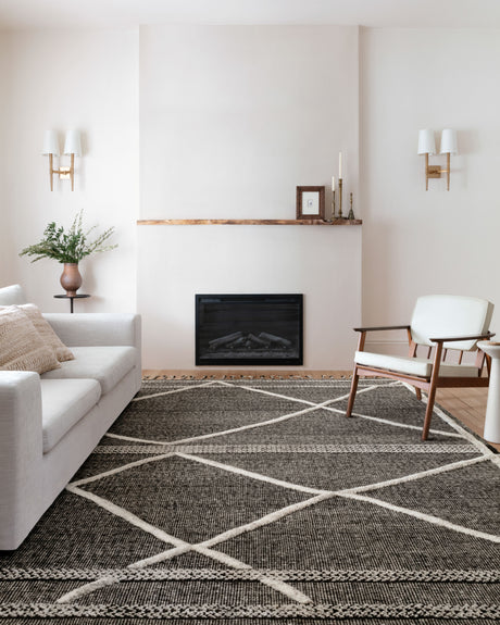 Iman Rug 02 | Beige / Charcoal