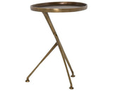 Raw Antique Brass | Schmidt Accent Table | Valley Ridge Furniture