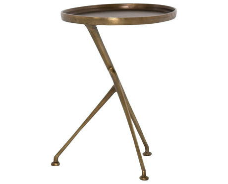 Raw Antique Brass | Schmidt Accent Table | Valley Ridge Furniture