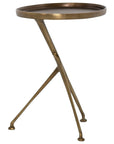 Raw Antique Brass | Schmidt Accent Table | Valley Ridge Furniture