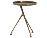 Raw Antique Brass | Schmidt Accent Table | Valley Ridge Furniture