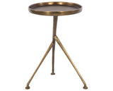 Raw Antique Brass | Schmidt Accent Table | Valley Ridge Furniture
