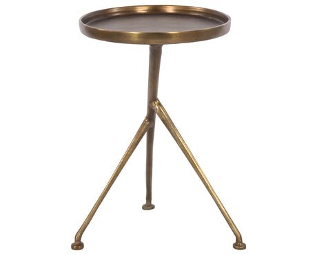 Raw Antique Brass | Schmidt Accent Table | Valley Ridge Furniture
