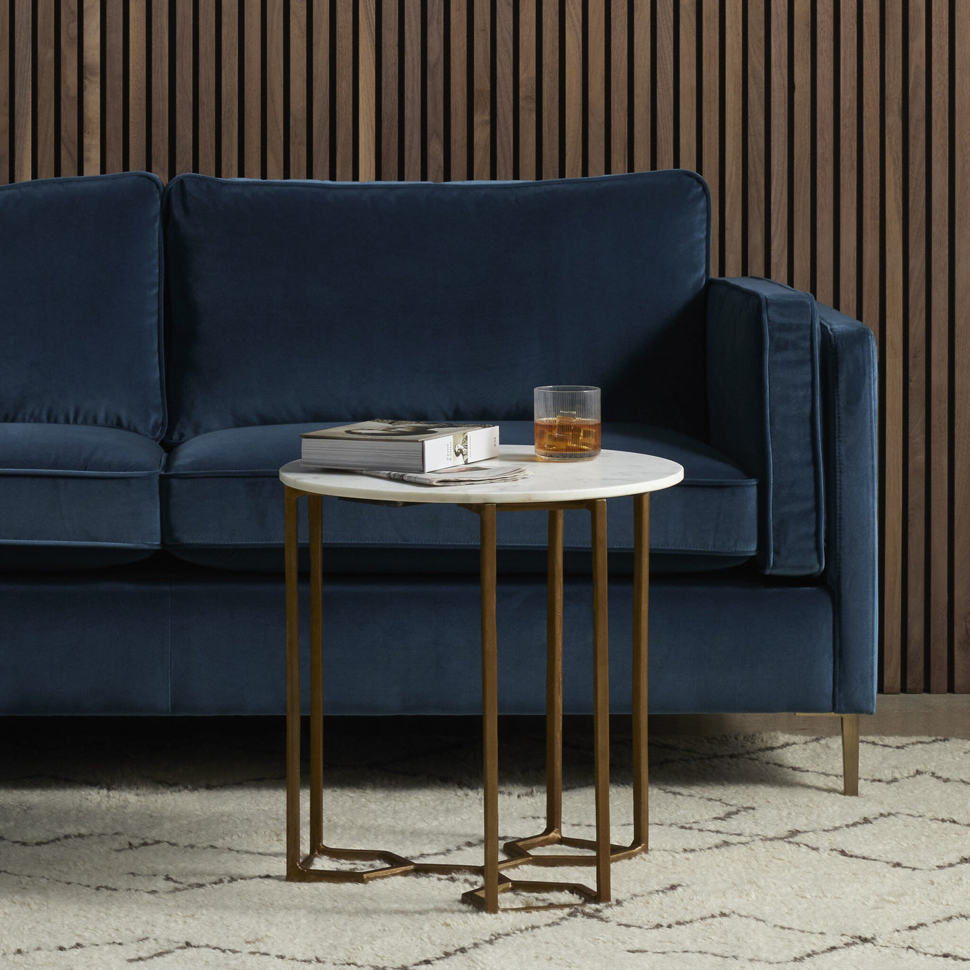 Naomi Marble End Table