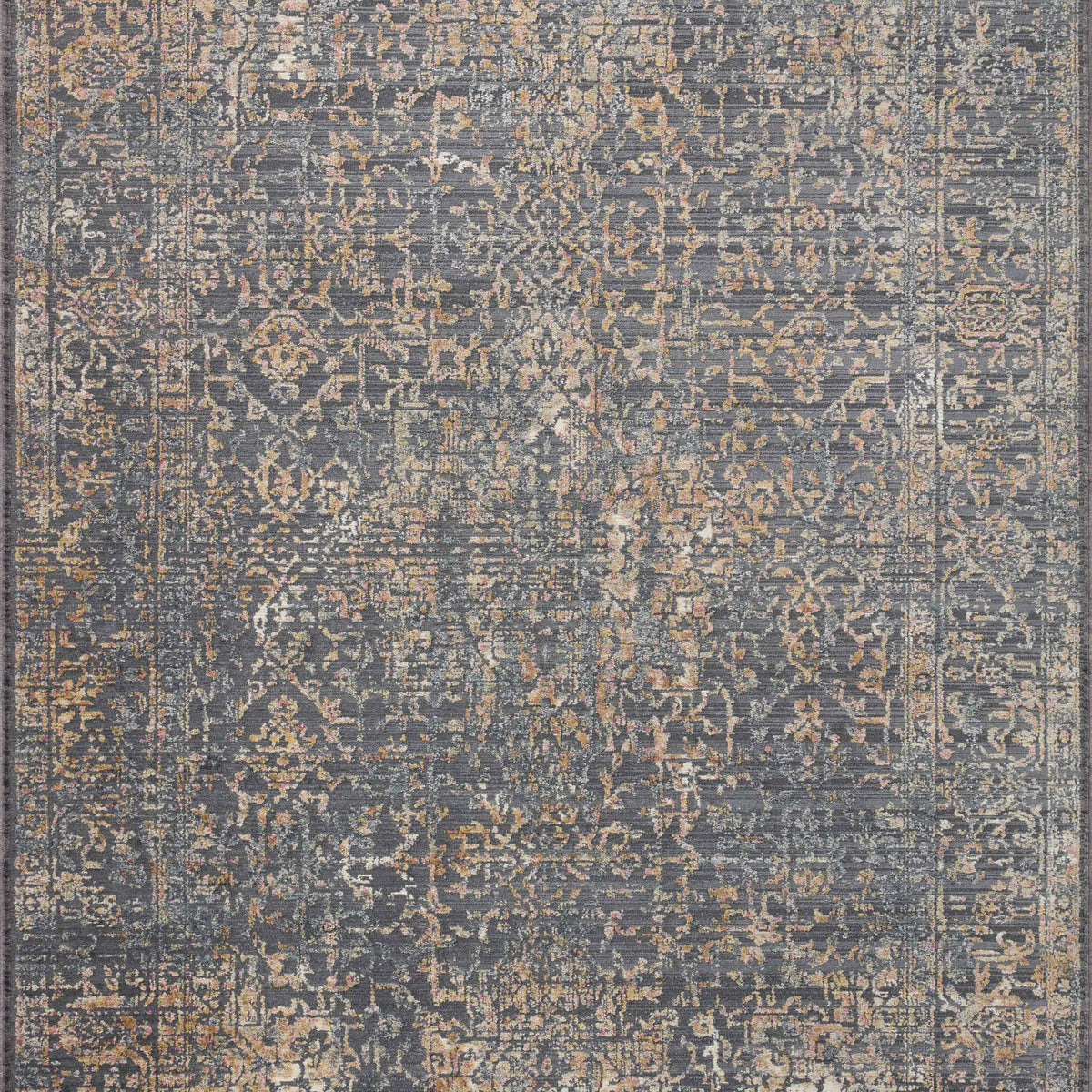 Indra Rug 05 | Graphite / Sunset | Valley Ridge Furniture