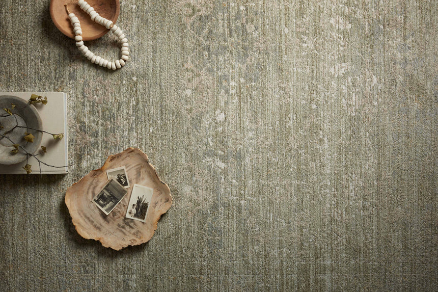 Indra Rug 06 | Sage / Natural