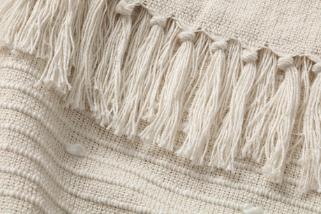 Ines White Throw