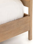 Natural Mango with Natural Cane (King Size) | Sydney Bed | Valley Ridge Furniture
