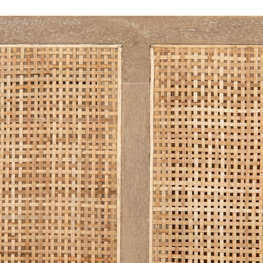 Natural Mango with Natural Cane (King Size) | Sydney Bed | Valley Ridge Furniture