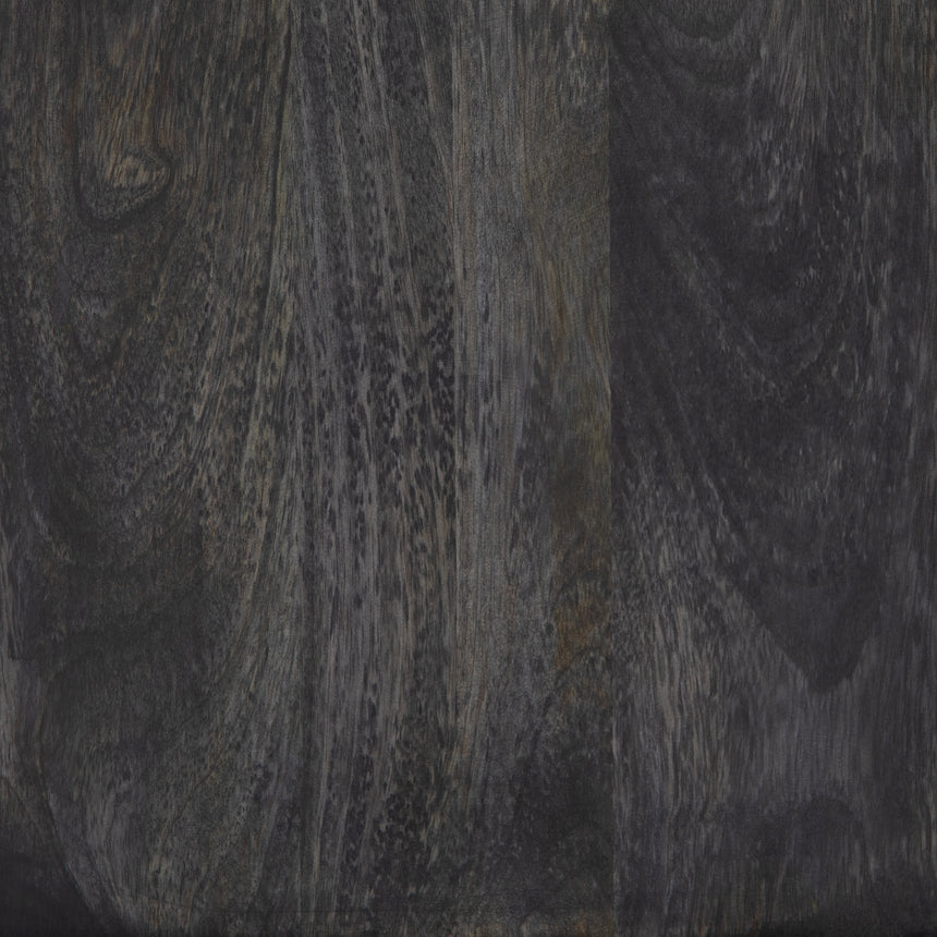 Black Wash Mango with Natural Cane | Sydney Left Nightstand | Valley Ridge Furniture
