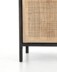 Black Wash Mango with Natural Cane | Sydney Right Nightstand | Valley Ridge Furniture
