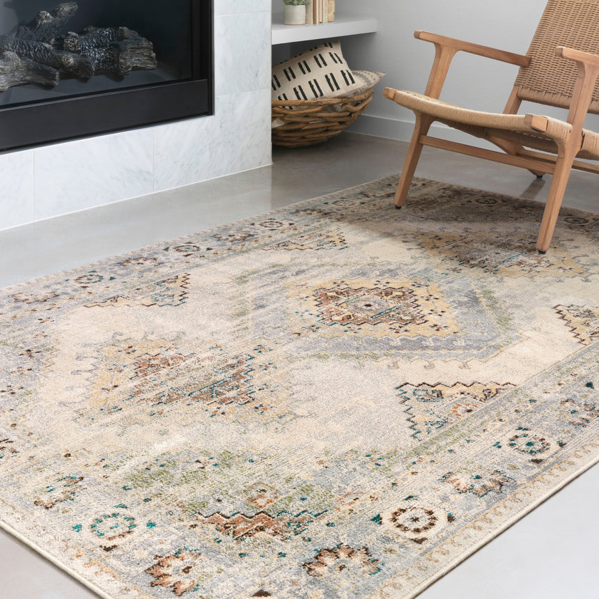 Isadora Rug 01 | Oatmeal / Silver