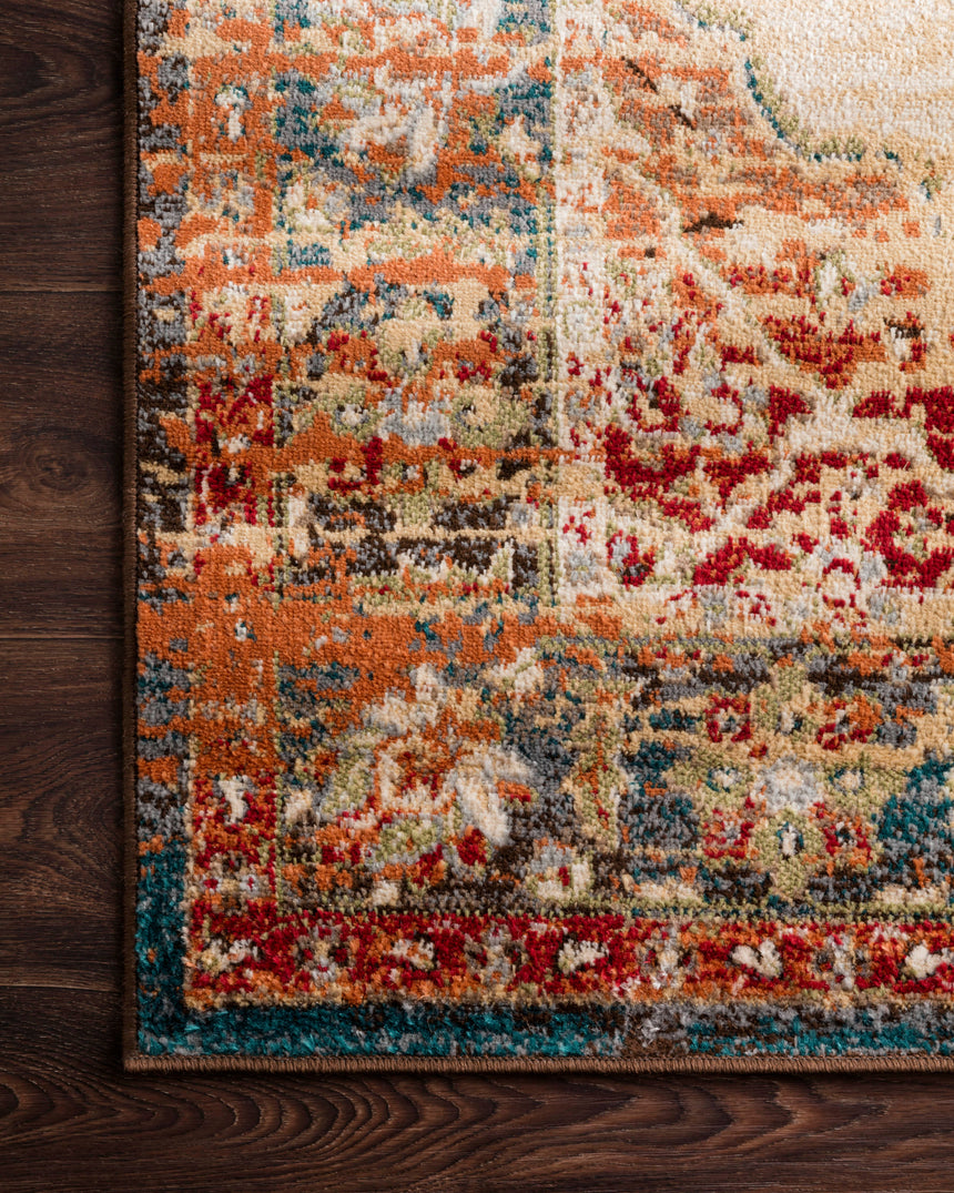 Isadora Rug 04 | Ant. Ivory / Sunset