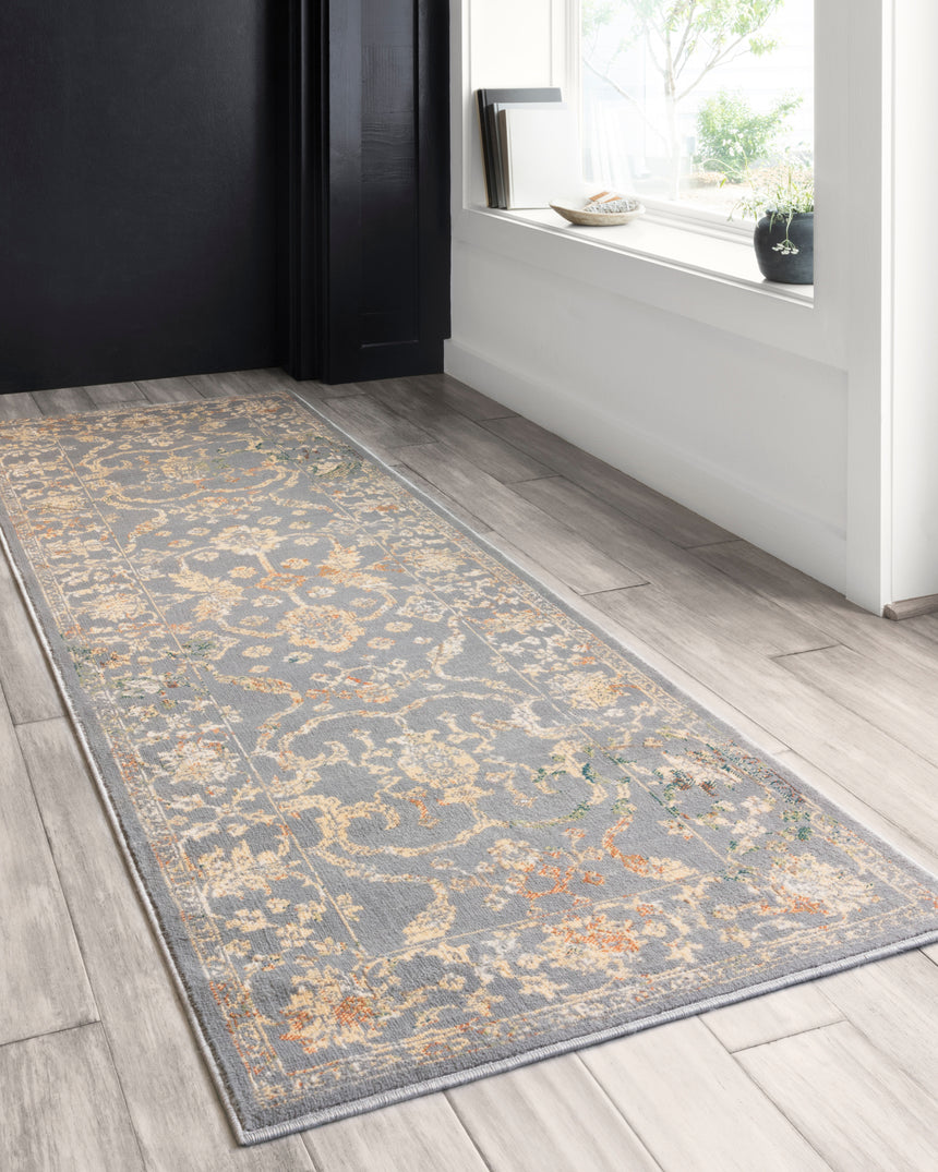 Isadora Rug 05 | Silver / Silver