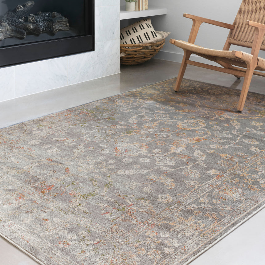 Isadora Rug 05 | Silver / Silver
