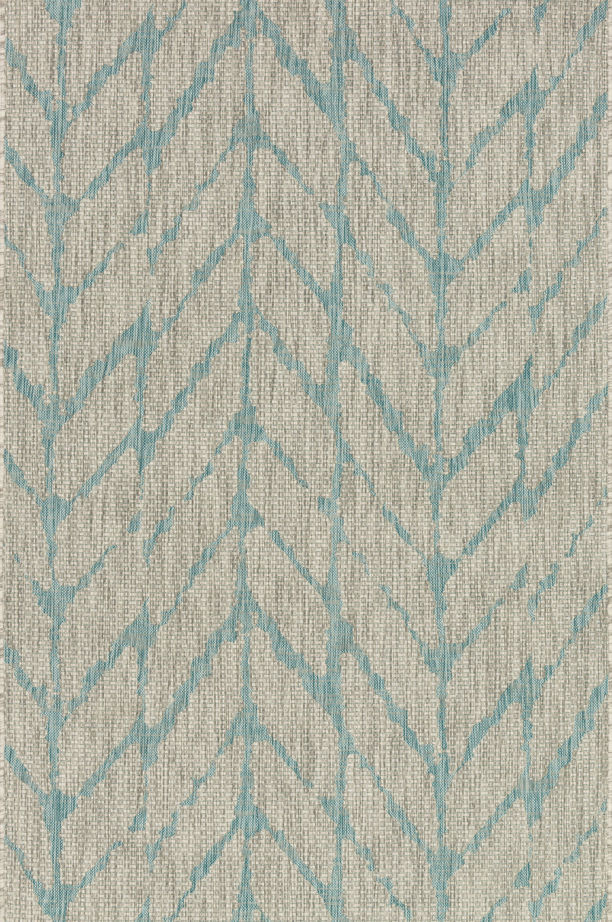 Isle Rug 02 | Mist / Aqua